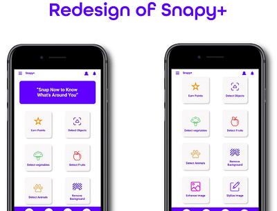 snapy branding design interaction mobile app design mobile app ui redesign ui ux