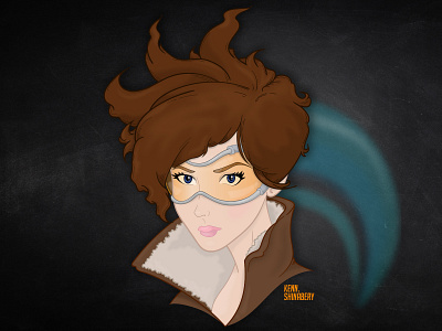 Vector Art: Overwatch's Tracer