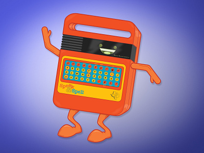 TEX - Created During Live Stream on Behance adobe adobe illustrator character design electronics game illustration illustrator retro texas texas instruments toy toy story vintage xp pen xppen