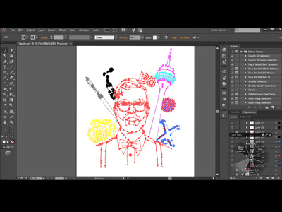 Creative's Night Out Vector adobe cintiq creative cloud düsseldorf germany nordrhein westfalen hipster illustrator nrw tablet wacom