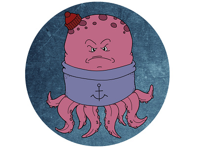 Octo adobe illustrator character design childrens book game art octopus