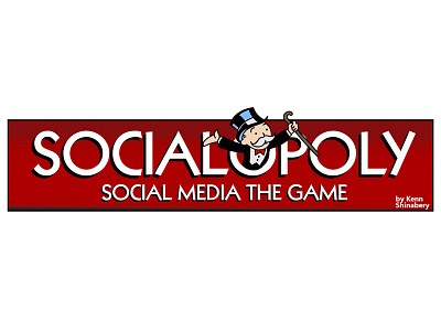 Socialopoly board game keynote keynote speech logo monopoly social media
