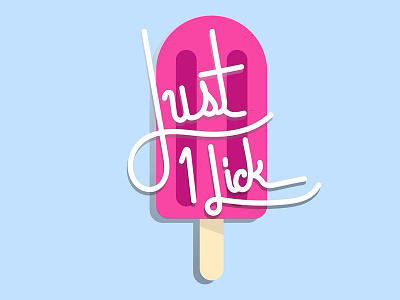 Popsicle: Just 1 Lick cold cool geofilter ice pop icy pop popsicle snapchat summer
