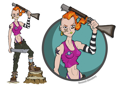 Tank Girl: Code Orange character design character designer comic comicbook hero lori petty movie tank girl warrior