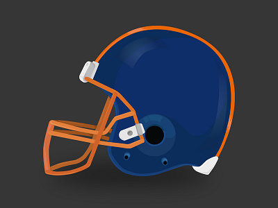 Orange Bears Helmet by Jordan Grimes on Dribbble