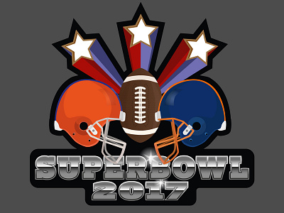 Super Bowl Party Logo