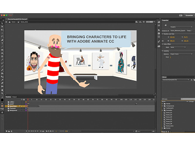 Offical Adobe Animate CC Sample! adobe animate animate cc animation character design interactive motion graphic