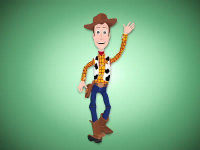 Toy Story: Woody character design disney ipad ipadpro pixar pixarstudios toy story vector woody