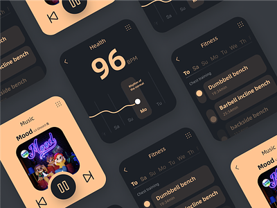 APPLE WATCH apple watch design illustration ui