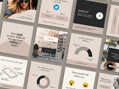 Instagram Template Coach Blogger