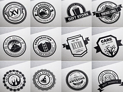 Vintage Logos / Retro Badges