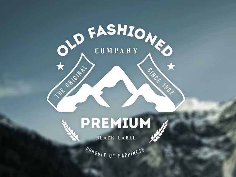 Vintage Logo / Retro Badge badge classic hipster clothing insignia label logo logos retro vintage