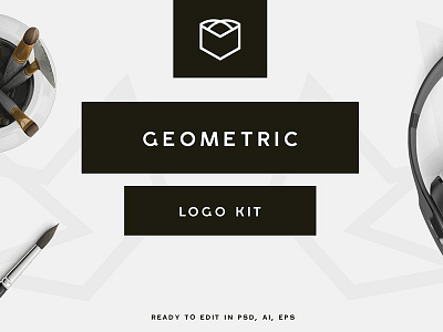 Minimal Logos / Geometric Logo Kit badge brand branding classic clothing label logo logos restaurant retro vintage