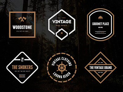 Vintage Logo / Retro Badge by Design District on Dribbble