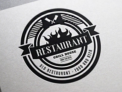 Vintage Logo / Retro Badge badge bar classic clothing hipster label logo logos restaurant retro t shirt vintage
