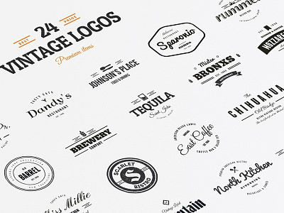 Vintage Logo / Retro Badge badge bar brand classic clothing hipster insignia label logo logos minimal modern restaurant retro t-shirt vintage
