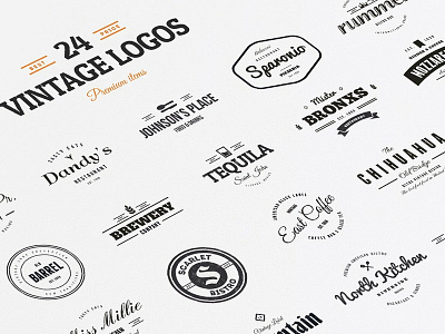 Vintage Logo / Retro Badge badge bar brand classic clothing hipster insignia label logo logos minimal modern restaurant retro t shirt vintage