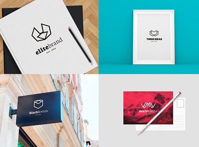 Minimal Logo / Modern Branding badge brand branding geometric label logo logos minimal minimalistic modern