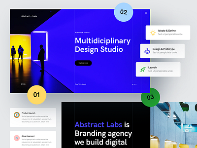 Abstract Labs — Studio Website