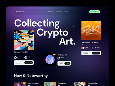 Crypto Zone - NFT Crypto Art Marketplace