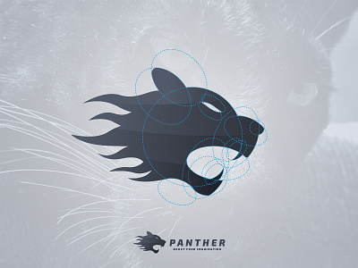 Panther - Logo design black dark fast logo npw panther strong