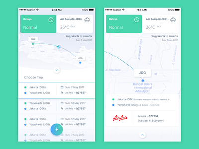 My Flight App app appdesign booking clean flight interaction ios light mobile travel ui ux