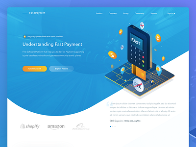 Fast Payment - Landing Page