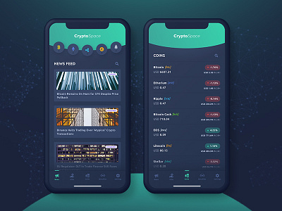 Cryptocurrency - App Concept