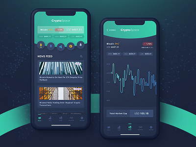 Cryptocurrency - App Concept