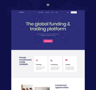 Investlov — Investment Landing Page by Nur Praditya on Dribbble