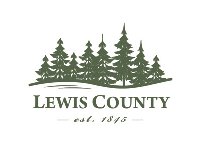 Lewis County Wa Logo Rendition branding classic government green logo trees