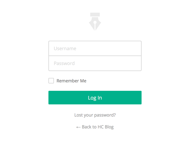 wordpress login admin