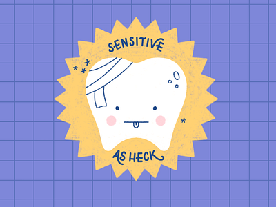 Sensitive as Heck funny sensitive teeth tooth toothache