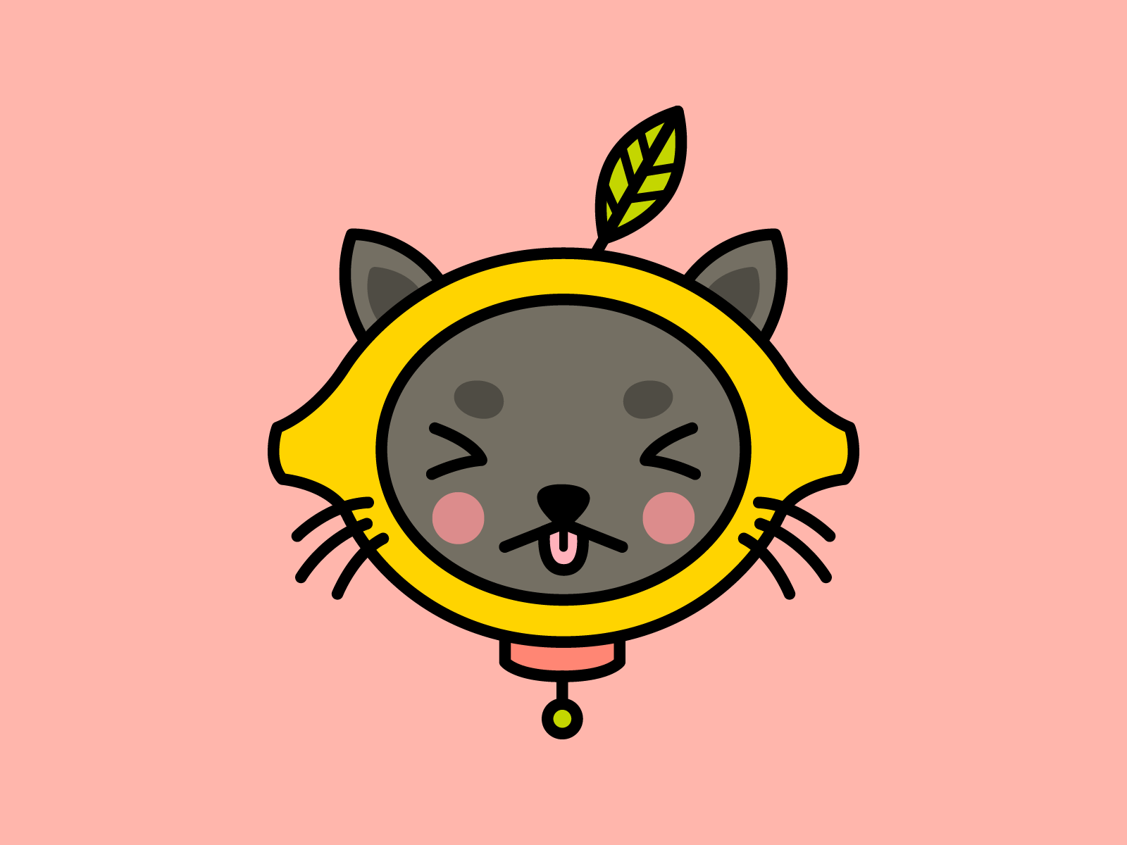 SOURPUSS cat enamel pin grapefruit green illustration kitten kitty lemon lime meow pastel pink sticker design vector yellow