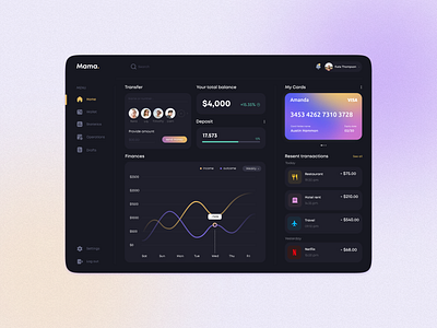 Digital Banking bank design finance ui ux