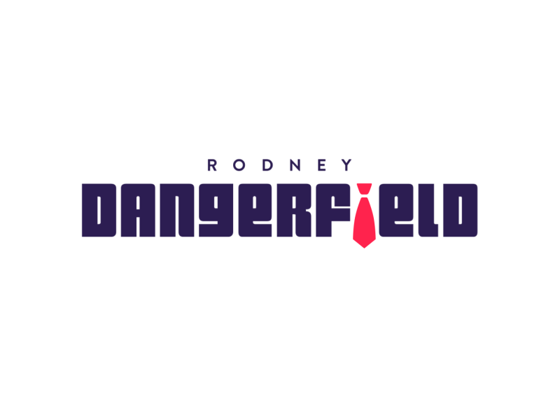 Rodney Dangerfield Logo Animation animated animation branding gif graphics logo motion rodney dangerfield