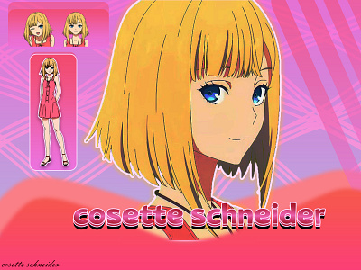 cosette schneider animation anime graphic design