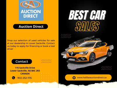 Used cars nova scotia by Auction Direct on Dribbble