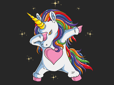 cute unicorn dabbing illustration vector graphic animal artwork beautiful birthday cartoon celebration children colorful cool culture cute dabbing dance dream fairy fairytale family fancy illustration unicorn