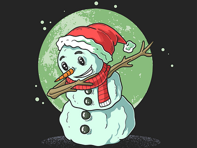 Cute Snowman Dab