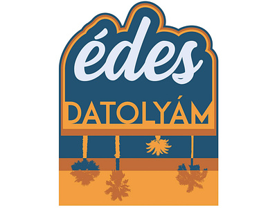 Édes Datolyám logo concept