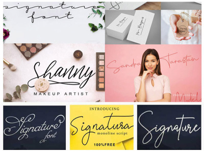 Free Signature Fonts fonts fonts collection free freebies signature fonts signature logo