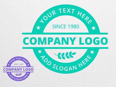 Stamp Logo logo logodesign mockofun online logos stamp stamp design stamp logo