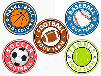 Sports Logos logo logo design logo maker logo mockup mockofun sports logo