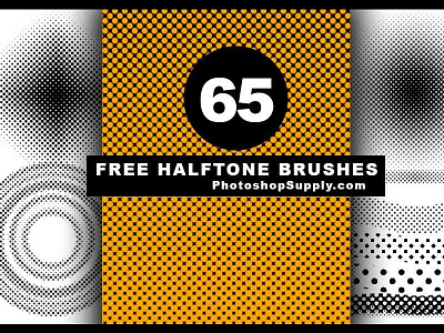 Halftone Brushes brushes comic art comics dots free freebie halftone halftone pattern halftones photoshop