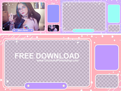Gaming Overlay Template PNG