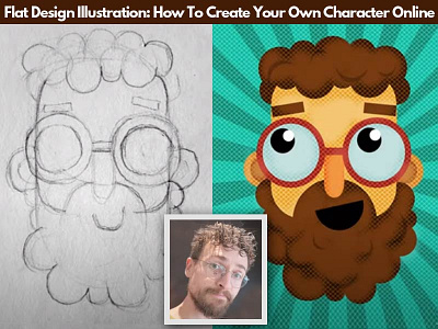 Turn Yourself Into a Cartoon avatar cartoon cartoon character cartoon drawing character character design flat character vector character vector drawing