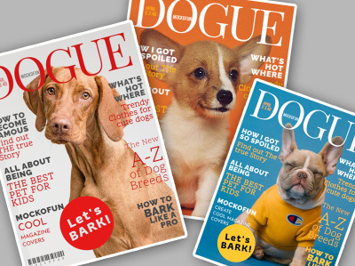 Dog Magazine dog magazine dogue magazine magazine cover magazine template