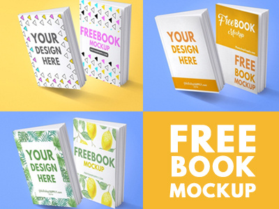 Book Mockup PSD | FREE free freebie psd mockup psd mockup book mockup book cover book