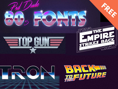 Tổng hợp Font 80s đặc biệt và ấn tượng